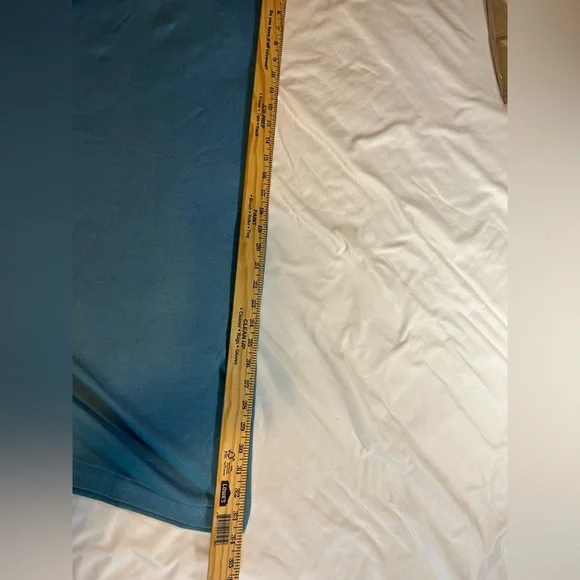 JEANNE PIERRE Teal Polo Dress with Coral Trim - Size Large VINTAGE NOS NWT - Picture 6 of 7